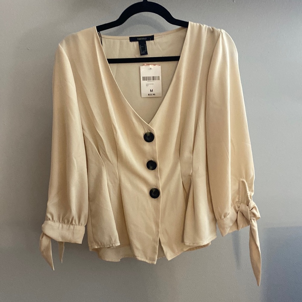 Forever 21 Mid Sleeve Blouse
